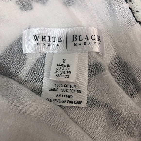 White House Black Market Tied at Shoulders Top 2 - Picture 4 of 10